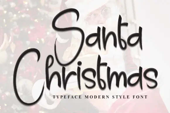 Santa Christmas Font