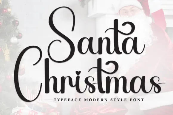 Santa Christmas Font