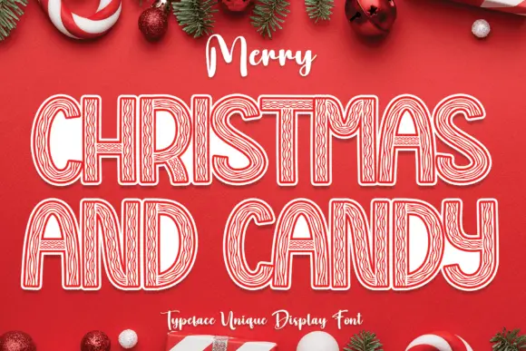 Christmas and Candy Font