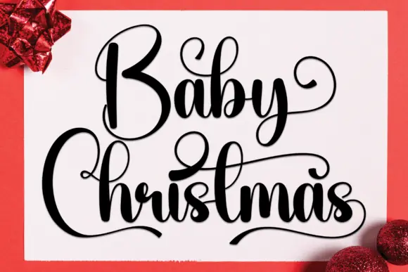 Baby Christmas Font