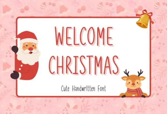 Welcome Christmas Font
