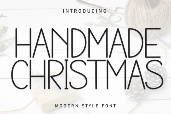 Handmade Christmas Font
