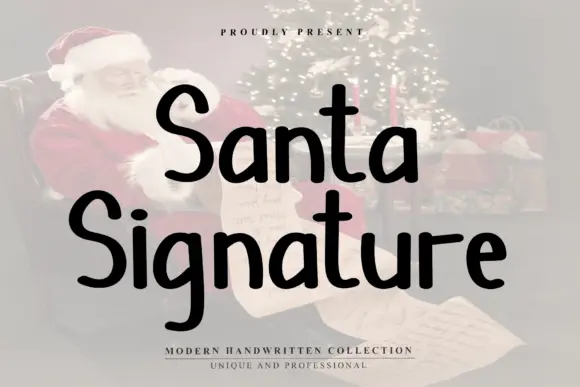 Santa Signature Font