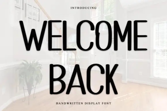 Welcome Back Font