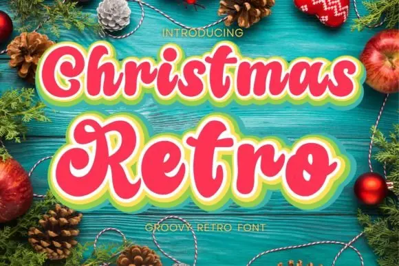 Christmas Retro Font