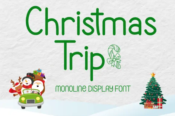 Christmas Trip Font
