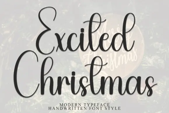Excited Christmas Font
