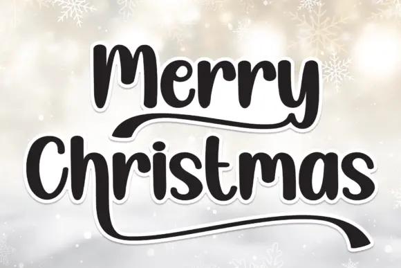 Merry Christmas Font