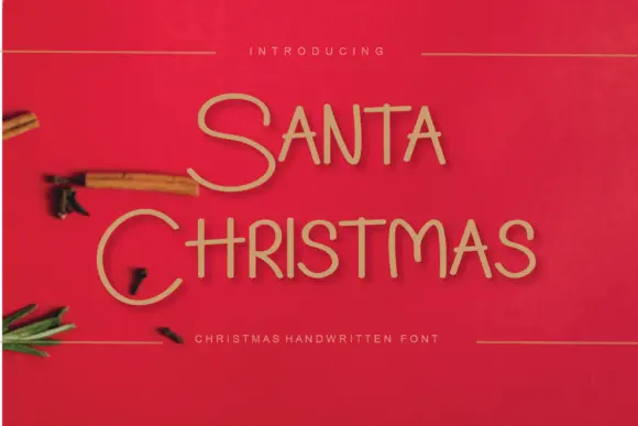 Santa Christmas Font
