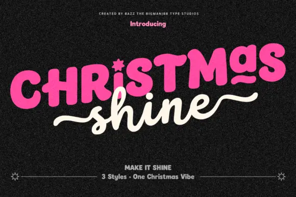 Christmas Shine Font