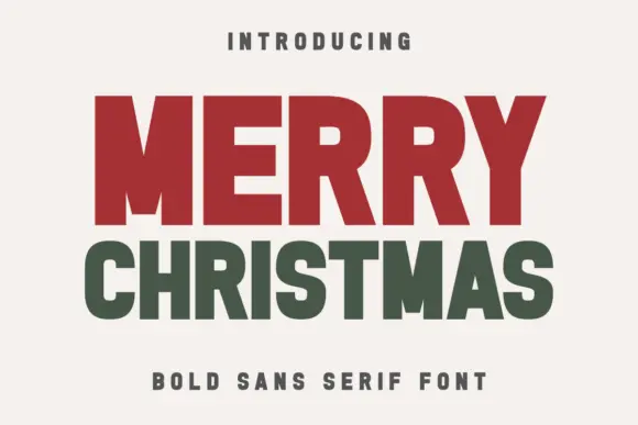 Merry Christmas Font