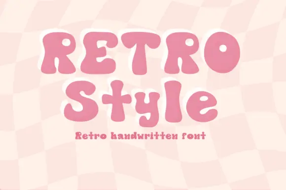 Retro Style Font