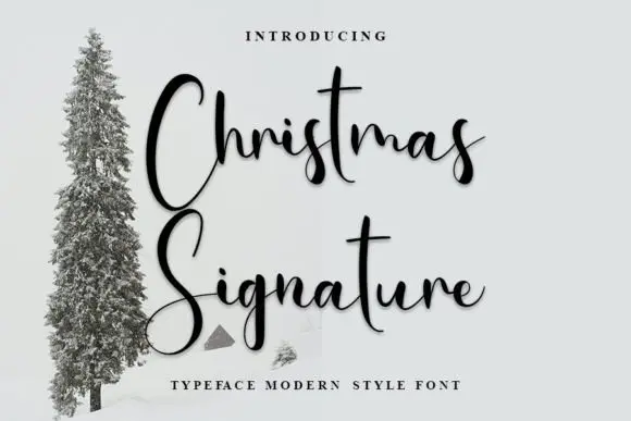 Christmas Signature Font