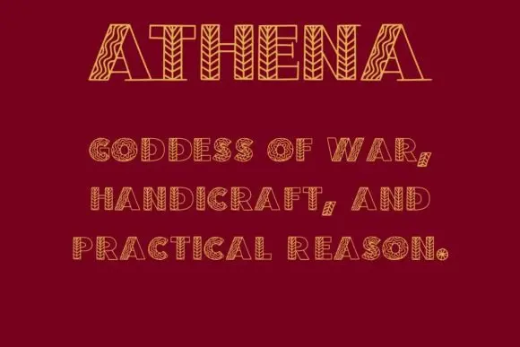 Athena Font