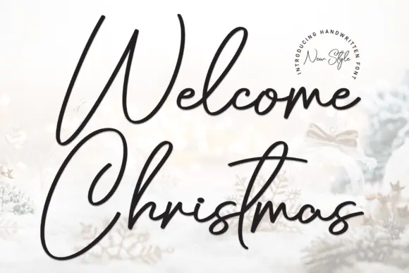Welcome Christmas Font
