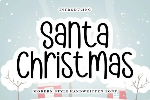 Santa Christmas Font