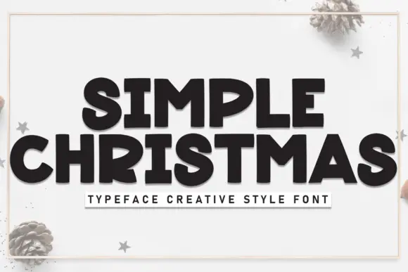 Simple Christmas Font