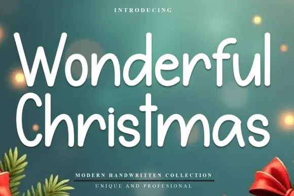 Wonderful Christmas Font