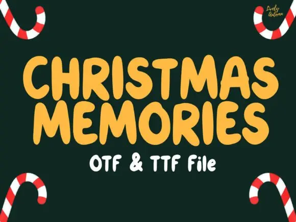 Christmas Memories Font