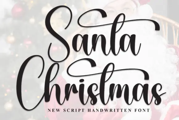 Santa Christmas Font