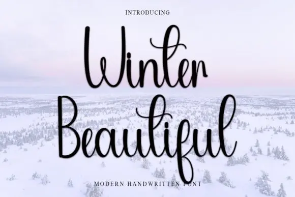 Winter Beautiful Font