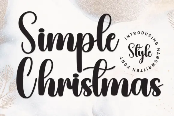 Simple Christmas Font