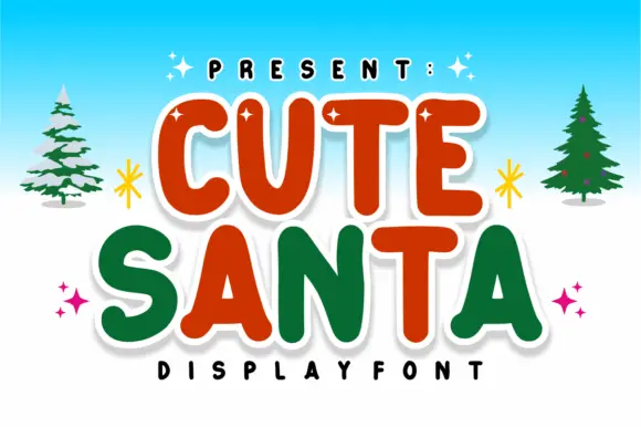 Cute Santa Font