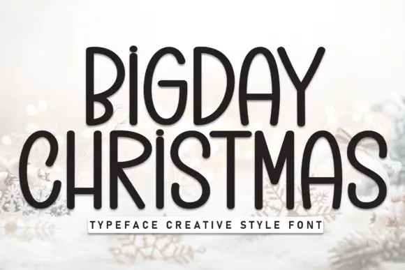 Bigday Christmas Font