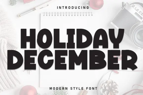 Holiday December Font