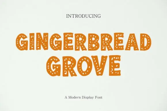 Gingerbread Grove Font