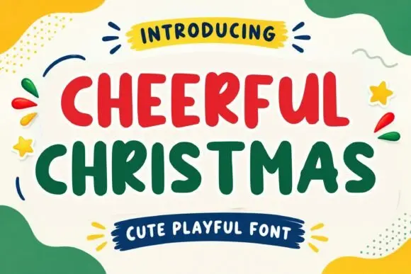 Cheerful Christmas Font