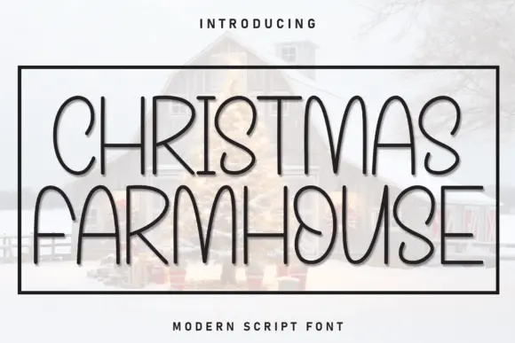 Christmas Farmhouse Font