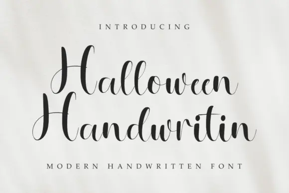 Halloween Handwritin Font