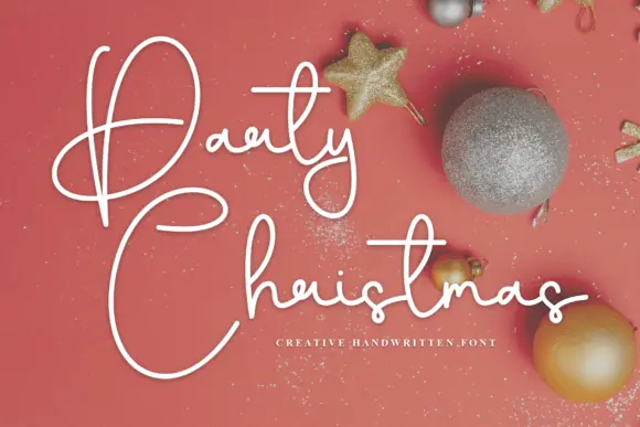 Party Christmas Font