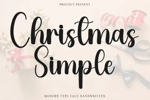 Christmas Simple Font