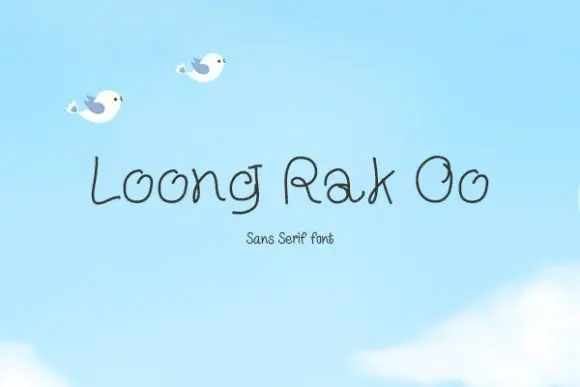 Loong Rak Oo Font