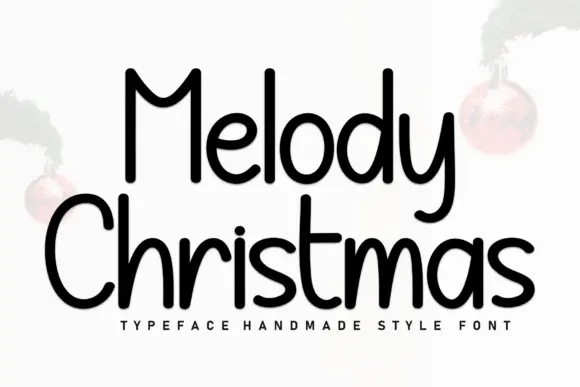 Melody Christmas Font