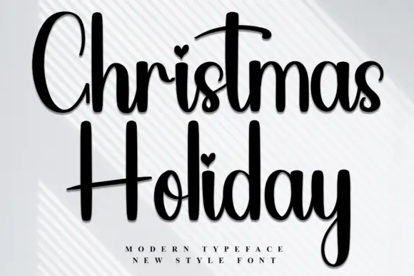 Christmas Holiday Font