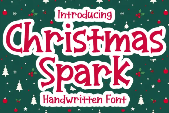 Christmas Spark Font