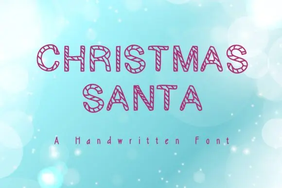 Christmas Santa Font