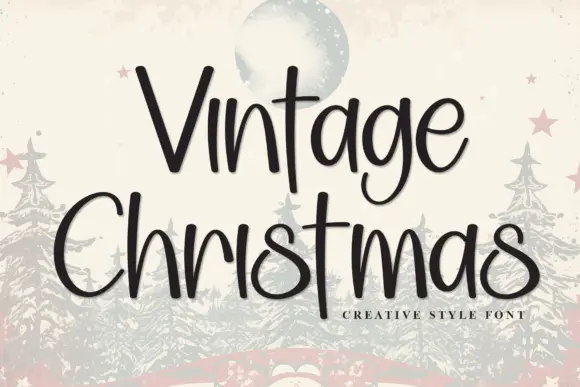 Vintage Christmas Font