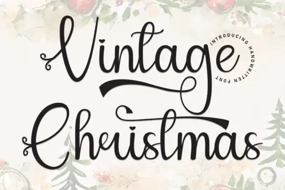 Vintage Christmas Font