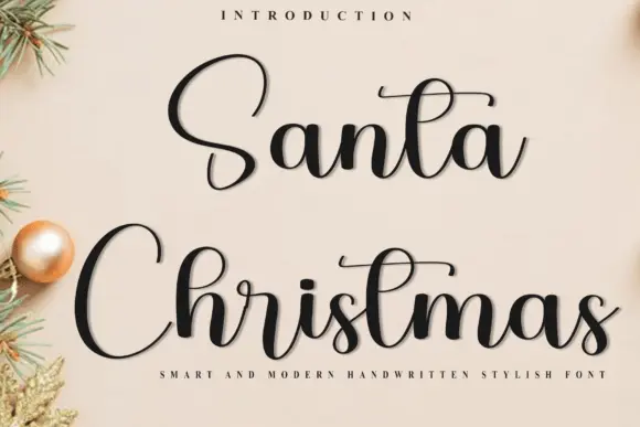 Santa Christmas Font