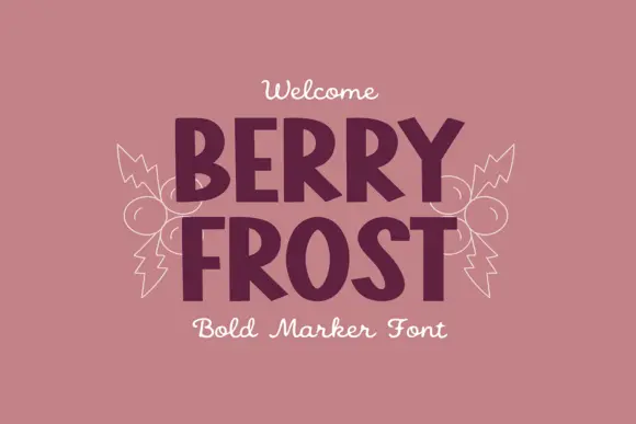 Berry Frost Font