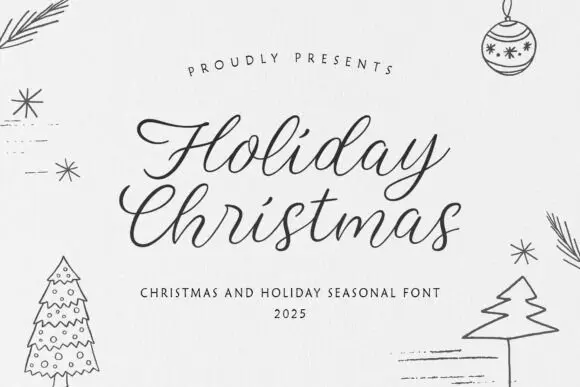 Holiday Christmas Font