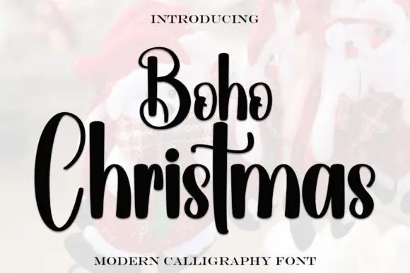 Boho Christmas Font