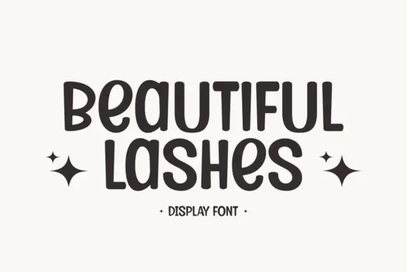 Beautiful Lashes Font