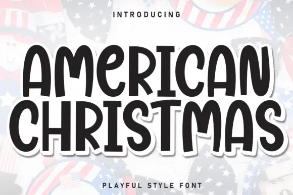 American Christmas Font