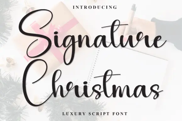 Signature Christmas Font