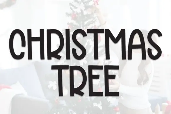 Christmas Tree Font